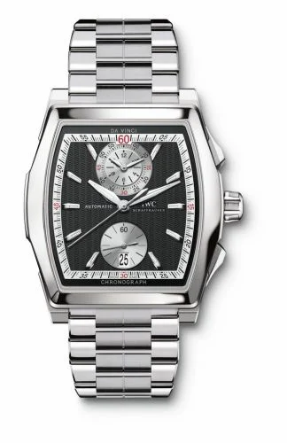 IWC Da Vinci Chronograph Stainless Steel / Black / Bracelet IW3764-22 (3764-22, IW376422)